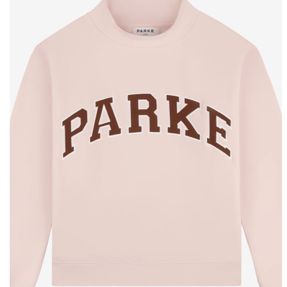 Parke Hometown Varisty Crewneck Pink